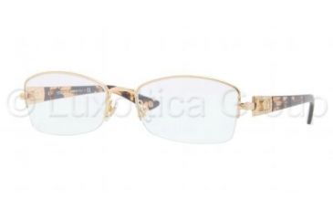 Image of Versace VE1206B Bifocal Prescription Eyeglasses 1324-5117 - Gold Frame