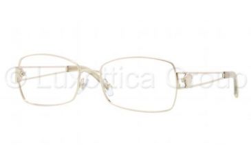 Image of Versace VE1207 Progressive Prescription Eyeglasses 1252-5217 - Pale Gold Frame