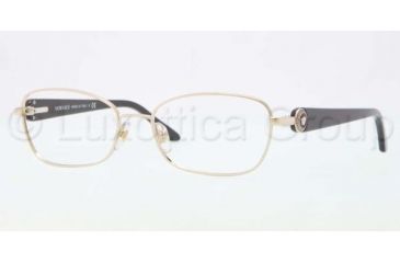 Image of Versace VE1210 Bifocal Prescription Eyeglasses 1252-5216 - Light Gold Frame