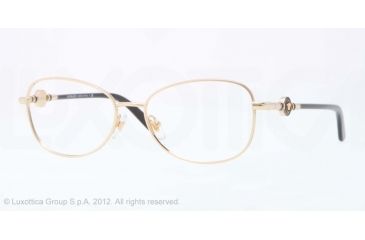 Image of Versace VE1214 Eyeglass Frames 1002-52 - Gold Frame, Demo Lens Lenses