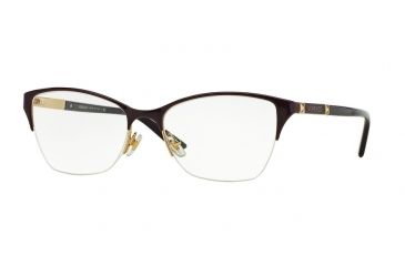 Image of Versace VE1218 Single Vision Prescription Eyeglasses 1345-53 - Gold Frame