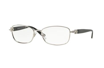 Image of Versace VE1226B Single Vision Prescription Eyeglasses 1000-52 - Silver Frame