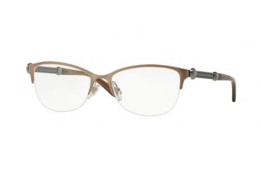 Image of Versace VE1228 Single Vision Prescription Eyeglasses 1361-53 - Brushed Copper Frame