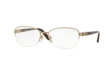 Image of Versace VE1230B Bifocal Prescription Eyeglasses 1252-52 - Pale Gold Frame