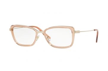 Image of Versace VE1243 Eyeglass Frames 1401-52 - Pale Gold/brown Transp Frame