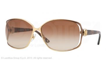 Image of Versace VE2125B Bifocal Prescription Sunglasses VE2125B-130913-60 - Lens Diameter 60 mm, Frame Color Gold/Brown