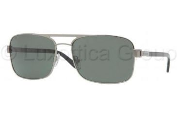 Image of Versace VE2127 Sunglasses 100171-5817 - Gunmetal Frame, Green Lenses