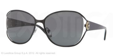 Image of Versace VE2137 Progressive Prescription Sunglasses VE2137-100987-58 - Lens Diameter 58 mm, Frame Color Black