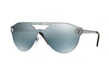 Image of Versace VE2161 Single Vision Prescription Sunglasses VE2161-10011U-42 - Lens Diameter 42 mm, Frame Color Gunmetal