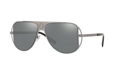 Image of Versace VE2212 Sunglasses 10016G-57 - , Grey Mirror Silver Lenses