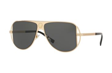 Image of Versace VE2212 Sunglasses 100287-57 - , Grey Lenses