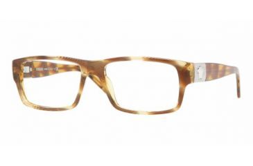 Image of Versace VE3136 #874 - Brown Rule / Brown Tran Frame