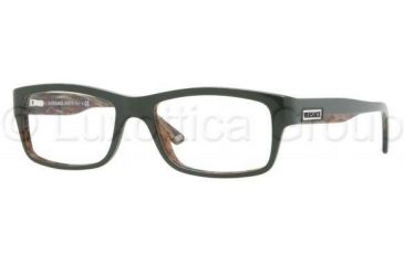 Image of Versace VE3145 Eyeglass Frames 909-5317 - Green/Striped Brown 