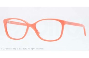 Image of Versace VE3147M Single Vision Prescription Eyeglasses 5069-51 - Peach Frame, Demo Lens Lenses