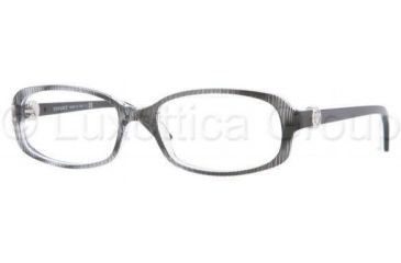 Image of Versace VE3149B Single Vision Prescription Eyewear 933-5217 - Crystal Rule Black 