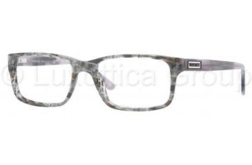 Image of Versace VE3154 Bifocal Prescription Eyeglasses 939-5217 - Striped Gray Demo Lens Frame