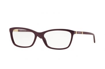 Image of Versace VE3186 Single Vision Prescription Eyeglasses 5066-54 - Eggplant Frame