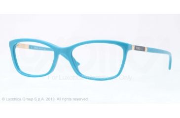 Image of Versace VE3186 Single Vision Prescription Eyeglasses 5068-54 - Cerulean Frame