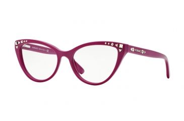 Image of Versace VE3191 Eyeglass Frames 5067-54 - Cyclamen Frame