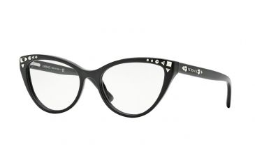 Image of Versace VE3191 Eyeglass Frames GB1-52 - Black Frame