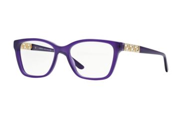 Image of Versace VE3192B Bifocal Prescription Eyeglasses 5095-52 - Transparent Violet Frame