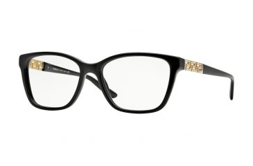 Image of Versace VE3192B Bifocal Prescription Eyeglasses GB1-52 - Black Frame