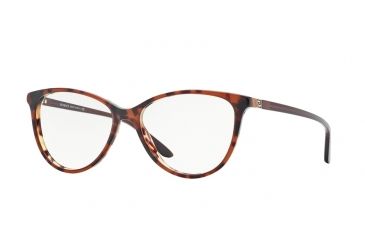 Image of Versace VE3194 Single Vision Prescription Eyeglasses 5077-52 - Amber Havana/havana Frame
