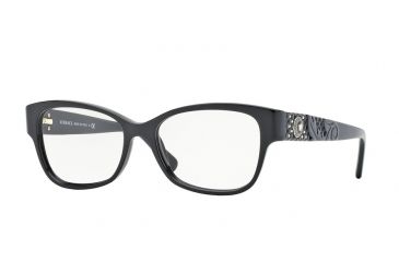 Image of Versace VE3196A Bifocal Prescription Eyeglasses GB1-54 - Black Frame