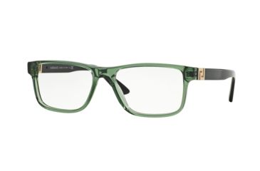 Image of Versace VE3211 Bifocal Prescription Eyeglasses 5144-55 - Transparent Green Frame