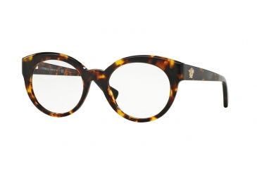 Image of Versace VE3217 Eyeglass Frames 5148-51 - Havana Frame