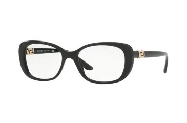 Image of Versace VE3234B Eyeglass Frames GB1-51 - Black Frame