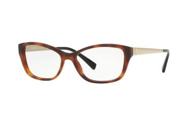 Image of Versace VE3236 Single Vision Prescription Eyeglasses 5217-52 - Havana Frame