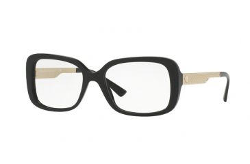 Image of Versace VE3241 Progressive Prescription Eyeglasses GB1-52 - Black Frame