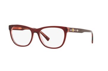 Image of Versace VE3263B Prescription Eyeglasses, 52mm, Transparent / Red, VE3263B-5290-52-SV
