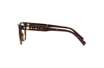 Image of Versace VE3263B Prescription Eyeglasses, 52mm, Dark Havana, VE3263B-108-52-SV