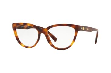 Image of Versace VE3264B Eyeglass Frames 5217-51 - Havana Frame