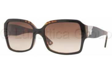 Image of Versace VE4202 Sunglasses 913/13-5617 - Black/Havana Brown Gradient