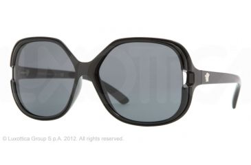 Image of Versace VE4206 Single Vision Prescription Sunglasses VE4206-GB1-87-58 - Lens Diameter 58 mm, Lens Diameter 58 mm, Frame Color Black