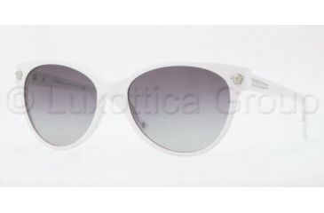 Image of Versace VE4214 Sunglasses 401/11-5617 - White Gray Gradient