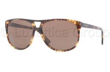 Image of Versace VE4217 Sunglasses 954/73-5914 - Havana Frame, Brown Lenses