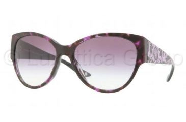 Image of Versace VE4230 Sunglasses 986/8H-6017 - Violet Havana Frame, Violet Gradient Lenses