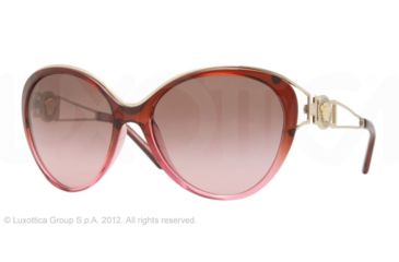 Image of Versace VE4233 Bifocal Prescription Sunglasses VE4233-500814-60 - Lens Diameter 60 mm, Frame Color Brown Gradient Pink