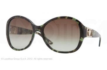 Image of Versace VE4241B Single Vision Prescription Sunglasses VE4241B-993-8E-58 - Lens Diameter 58 mm, Frame Color Green Havana