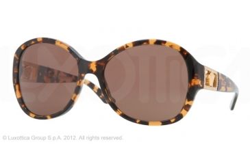 Image of Versace VE4241B Single Vision Prescription Sunglasses VE4241B-998-73-58 - Lens Diameter 58 mm, Frame Color Amber Havana