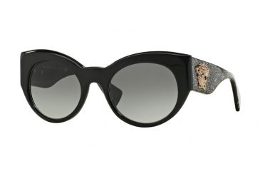 Image of Versace VE4297 Bifocal Prescription Sunglasses VE4297-515611-54 - Lens Diameter 54 mm, Frame Color Black