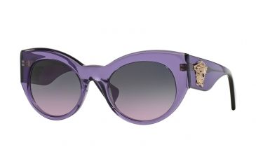 Image of Versace VE4297 Bifocal Prescription Sunglasses VE4297-516090-54 - Lens Diameter 54 mm, Frame Color Transparent Violet
