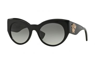 Image of Versace VE4297 Bifocal Prescription Sunglasses VE4297-GB1-11-54 - Lens Diameter 54 mm, Frame Color Black
