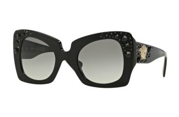 Image of Versace VE4308B Progressive Prescription Sunglasses VE4308B-GB1-11-52 - Lens Diameter 52 mm, Frame Color Black