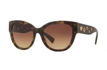 Image of Versace VE4314A Single Vision Prescription Sunglasses VE4314A-518313-56 - Lens Diameter 56 mm, Frame Color Avana Military