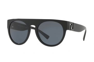 Image of Versace VE4333 Sunglasses 523287-55 - Black Frame, Grey Lenses
